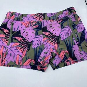 Reel Legends Adventure Pull-On Shorts Women’s PM Petite Medium Tropical Water